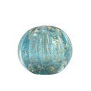 Ver imagem 1 de Esfera Murano Azul com Dourado Tamanho m (10x10cm) | Casa Del Grande