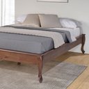 Ver imagem 3 de Cama Turca Queen Pés Luiz Xv 60831 em Madeira Maciça Hannover Linz Móveis