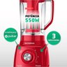 Liquidificador Turbo Power 2,2 Litros com Filtro Mondial Vermelho 220v - 2