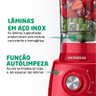 Liquidificador Turbo Power 2,2 Litros com Filtro Mondial Vermelho 220v - 4
