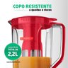 Liquidificador Turbo Power 2,2 Litros com Filtro Mondial Vermelho 220v - 7