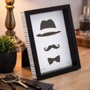 Ver imagem 2 de Porta Retrato de Plástico Preto para Decoração 13x18cm | Casa Del Grande