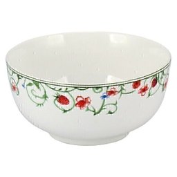 Conjunto 4 Bowl Tigela Cumbuca Cereais Molhos Verde e Branco - 2