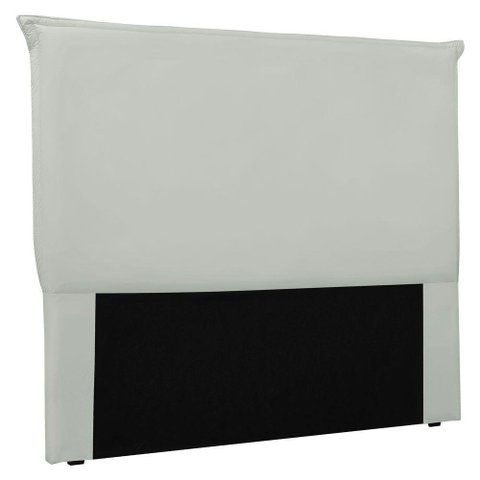Cabeceira King 1,95m Veneza Veludo Cinza Prata