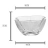 Conjunto 4 Bowls de Cristal de chumbo Clover 9 x 5 cm - 4