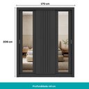 Ver imagem 7 de Guarda-roupa Casal 3 Portas Doha Duo Carraro Ripado