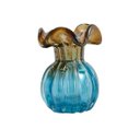 Ver imagem 1 de Vaso Murano Trouxinha Marrom e Azul Decoração Ambiente 11x9cm | Casa Del Grande