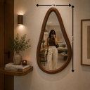 Ver imagem 2 de Espelho Tulum Couro Premium - Linha Trama - - 160x70 - Conhaque