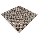 Ver imagem 4 de Pastilha de Vidro para Parede 30x30cm Marrom Aluminio
