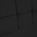 Ver imagem 4 de Cabeceira Casal 140cm Nina Suede Preto Slk Decor Cabeceira Nina