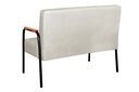 Ver imagem 2 de Sofá Namoradeira Ludmilla 2 Lugares Decoração, Sala, Recepção - Suede Bege Claro