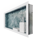 Ver mais imagens de Nicho de Porcelanato Cinza Alicante Polido 60x32cm