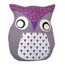 Ver imagem 1 de Almofada Coruja Lilás Decorativa Sala Quarto com Enchimento