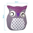 Ver imagem 4 de Almofada Coruja Lilás Decorativa Sala Quarto com Enchimento