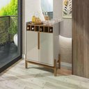 Ver imagem 1 de Bar Lizz Cor:off White/cedro
