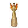 Anjo Dourado De resina Com Detalhe Pombo 20cm - 5