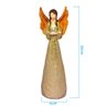 Anjo Dourado De resina Com Detalhe Pombo 20cm - 2