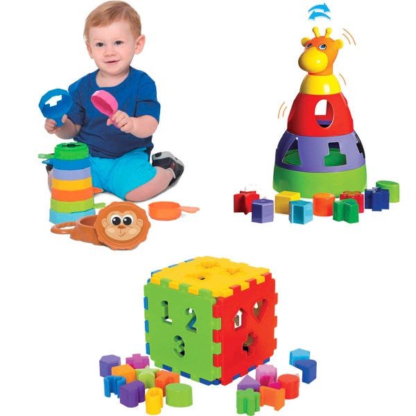 3 Brinquedos Educativos para Bebês