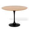 Mesa de Jantar Tulipa Saarinen Redonda 90 Cm - Freijó Preto - 1