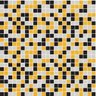 Papel de Parede Adesivo Pastilhas Azulejo Cozinha Amarelo e Preto - SSPA-014 - ROLO - 3,00M X 50cm ( - 1