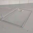 Ver imagem 6 de Kit 10 Expositores de Calçados Infantis para Painel Canaletado Transparente Mostruário para Lojas