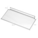 Ver imagem 5 de Kit 10 Expositores de Calçados Infantis para Painel Canaletado Transparente Mostruário para Lojas