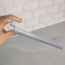 Ver imagem 2 de Kit 10 Expositores de Calçados Infantis para Painel Canaletado Transparente Mostruário para Lojas