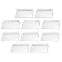 Ver imagem 1 de Kit 10 Expositores de Calçados Infantis para Painel Canaletado Transparente Mostruário para Lojas