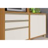 Gabinete de Cozinha Modulado Balcão C/ Tampo Tempranillo C/ 2 Portas 80cm Amendoa/off White - - 6