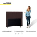 Ver imagem 3 de Cabeceira Cama Box Casal Donna 140cm Corano Marrom - Desk Design