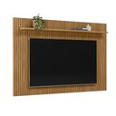 Ver imagem 1 de Painel Tv 75 Pol 201cm Ripado com Prateleira Benty Nature L06 - Mpozenato
