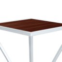 Ver imagem 5 de Mesa de Canto Lateral Alta Quadrada para Sala Austria - Branca Villandry