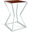 Ver imagem 1 de Mesa de Canto Lateral Alta Quadrada para Sala Austria - Branca Villandry