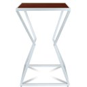 Ver imagem 4 de Mesa de Canto Lateral Alta Quadrada para Sala Austria - Branca Villandry