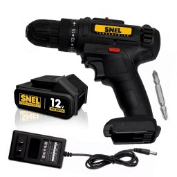 Parafusadeira Bivolt Furadeira com Impacto 19 Posições Torque 12v Mandril 1/2" e 3/8" Snel Ferrament - 5