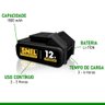 Parafusadeira Bivolt Furadeira com Impacto 19 Posições Torque 12v Mandril 1/2" e 3/8" Snel Ferrament - 4