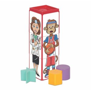 Brinquedo para Bebês Cubinhos 4 em 1 - Mercotoys