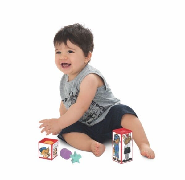 Brinquedo para Bebês Cubinhos 4 em 1 - Mercotoys - 2