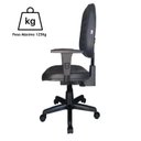 Ver imagem 4 de Cadeira Diretorzinha Back System Costurado C/ Braços Reguláveis – Cor Preto – MARTIFLEX – 32996