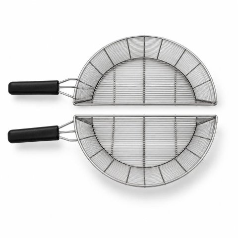 Conjunto Cestos para Fritadeira Pequeno Esquerdo/Direito Galvanizado Multiuso Tfao 40 - Metalcubas