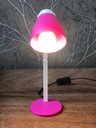 Ver imagem 3 de Luminária Office Mobby Rosa - 33cm De Altura