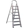 Escada Alumínio 7 Duplos Degraus Reforçada E Segura ART FACTORY - 2