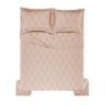 Colcha King Trussardi com 2 Porta Travesseiros Giovanna 300 Fios Cetim 100% Algodão Egípcio - Rosa - 2