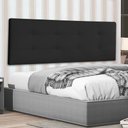 Ver imagem 3 de Cabeceira Painel King 1,95m Berlim Suede Preto