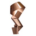 Ver imagem 5 de Kit Decoração Esculturas de Parede em Metal Exclusivo no Brasil Home Decor:bronze Escuro, Dourado e