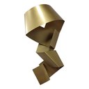 Ver imagem 4 de Kit Decoração Esculturas de Parede em Metal Exclusivo no Brasil Home Decor:bronze Escuro, Dourado e
