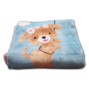 Cobertor Infantil 0,90X1,10 Raschel Plus Jolitex Super Macio Cachorrinha
