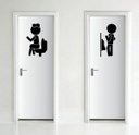Ver imagem 1 de Adesivo Decorativo Porta de Banheiro Infantil