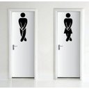 Ver imagem 1 de Adesivo Decorativo Porta de Banheiro apurados