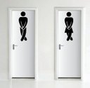 Ver imagem 1 de Adesivo Decorativo Porta de Banheiro apurados